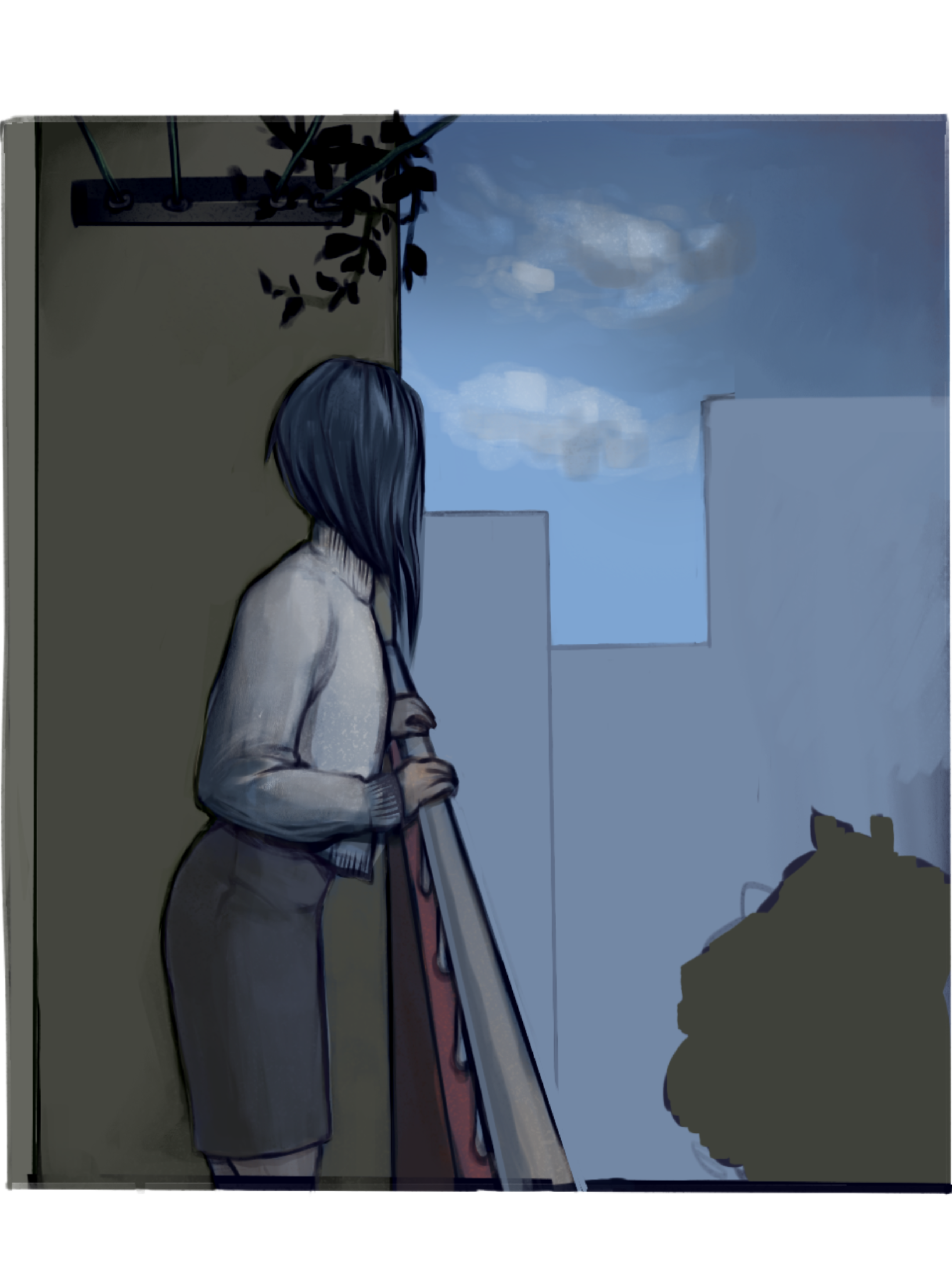 Abstract i (2024) / Procreate